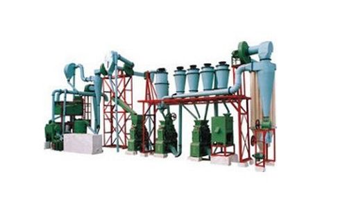 horizontal structure flour mill